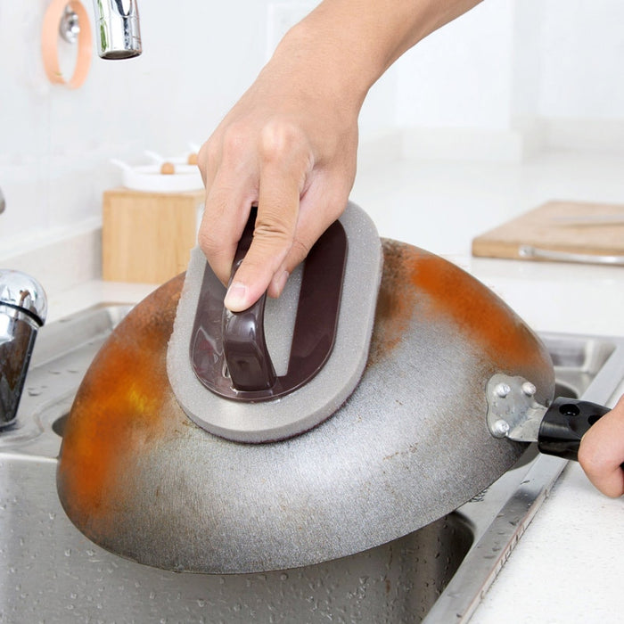 Potente Cepillo esponja mágica de Carburo para limpieza de baños, azulejos y utensilios de cocina