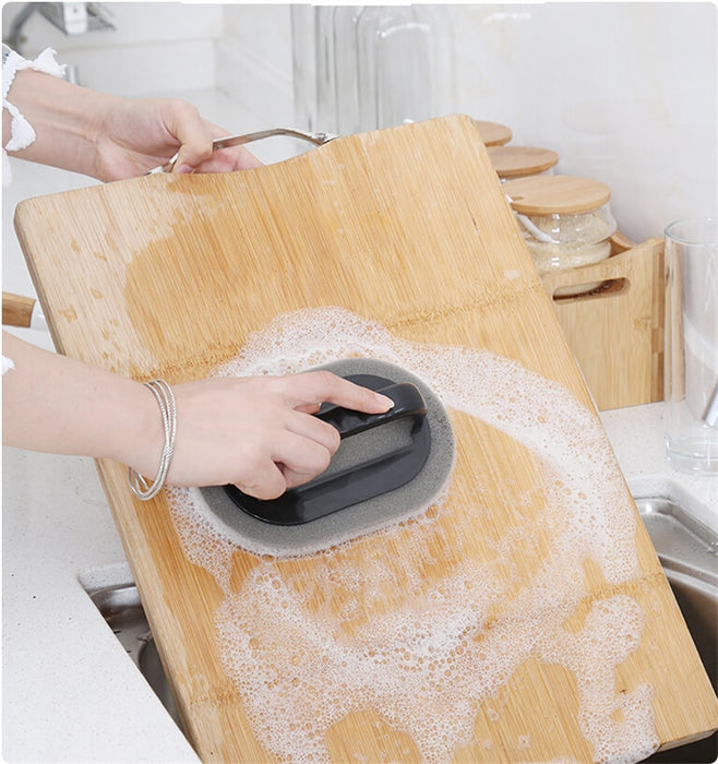 Potente Cepillo esponja mágica de Carburo para limpieza de baños, azulejos y utensilios de cocina
