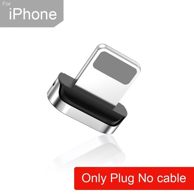 Cable de conexión magnética 3 en 1: Tipo C, Micro USB y iPhone