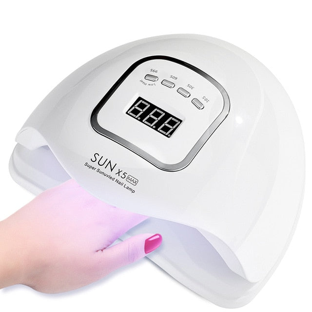 Lámpara UV LED SUN 5X Plus para secar esmalte de uñas, lámpara para manicura.