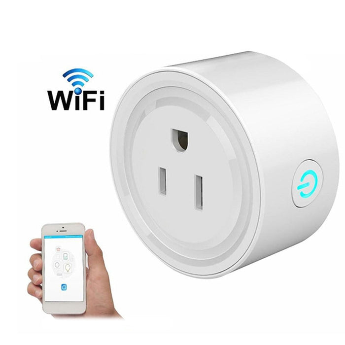 Enchufe toma de corriente inteligente, Wifi, Control remoto, Monitor de energía, Compatible con Alexa/Google