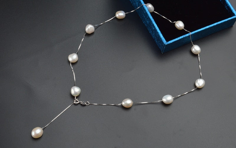 Collar de finas perlas cultivadas