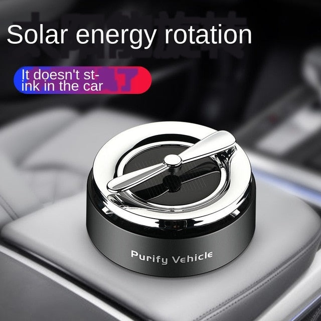 Soporte solar giratorio para Perfume de coche, aromaterapia, decoración interior de coche