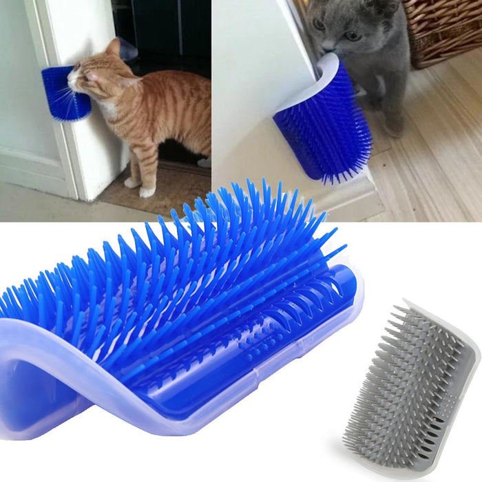Práctico cepillo rascador esquinero para Gatos