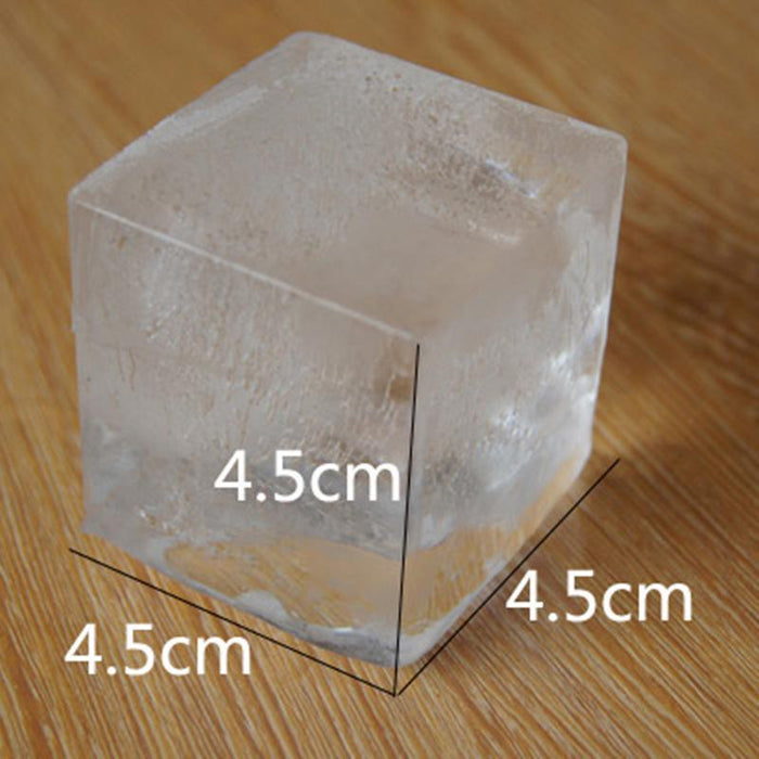 Molde en silicona grado alimenticio para hacer cubos de hielo tamaño Jumbo